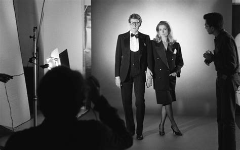 yves saint laurent helmut newton in atelier|Antenna: The ‘beautiful love affair’ between Catherine Deneuve .